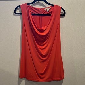 Banana republic sleeveless drape neck top.